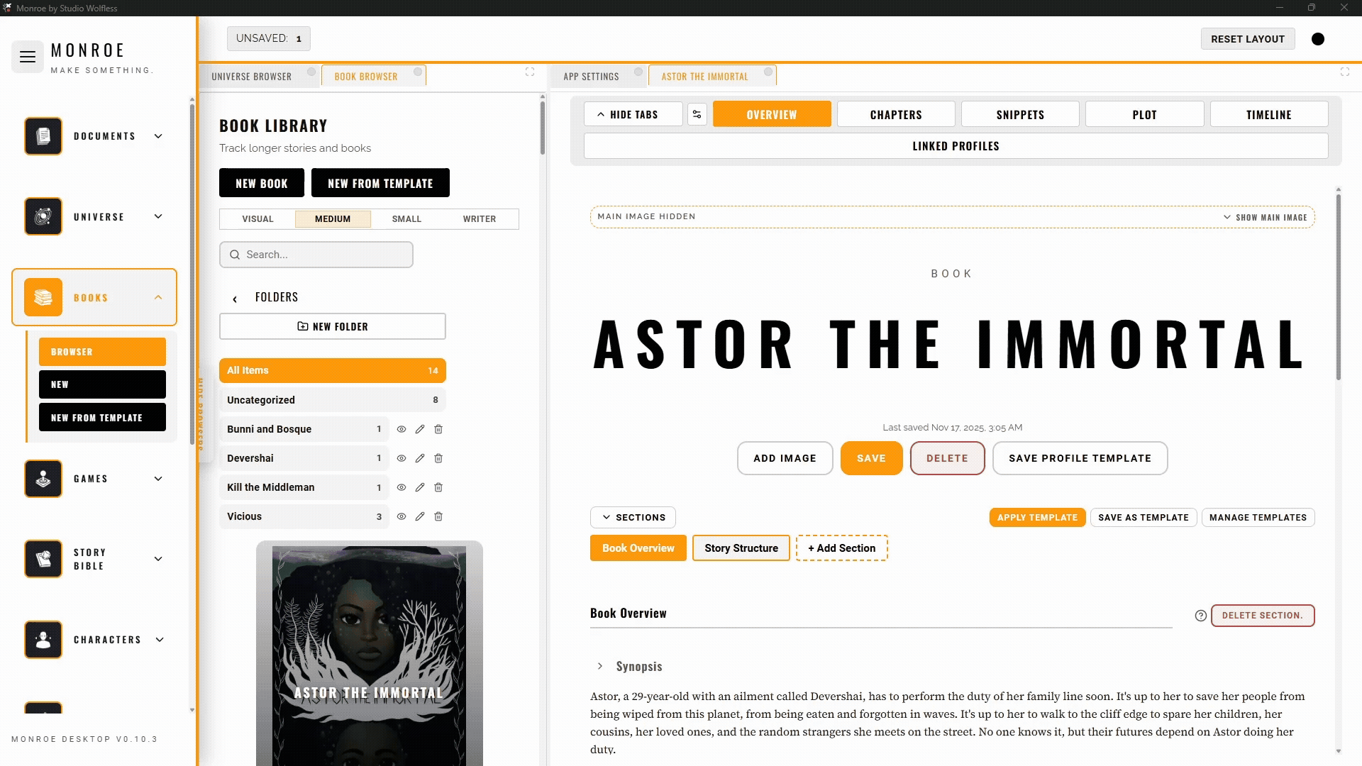 Monroe Theme Switching GIF